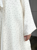 Ivory Sprinkle Abaya