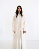 Ivory Sprinkle Abaya