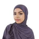 Jersey Hijab in Charcoal Grey