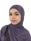Jersey Hijab in Charcoal Grey
