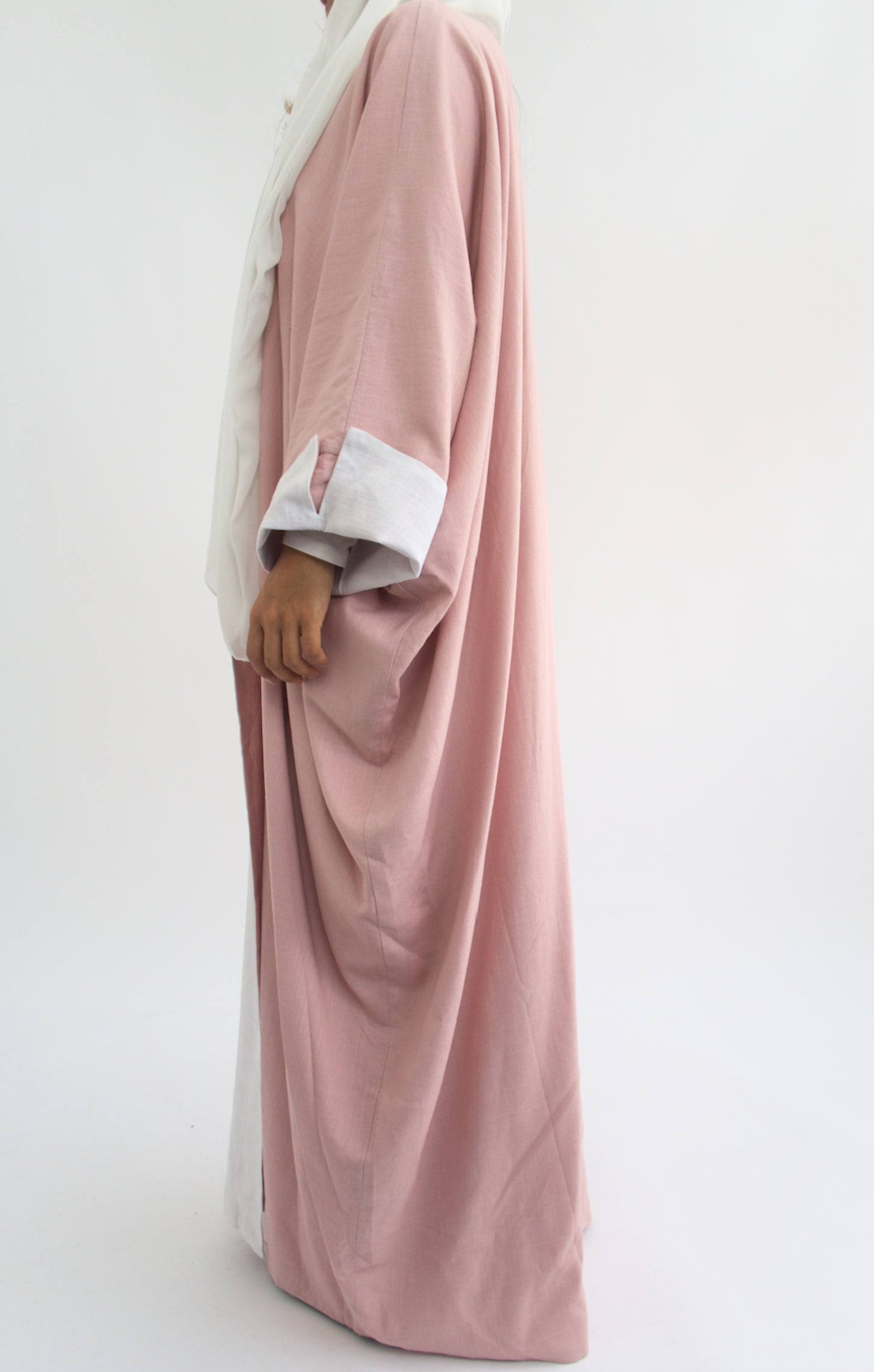 Reversible Pink Abaya