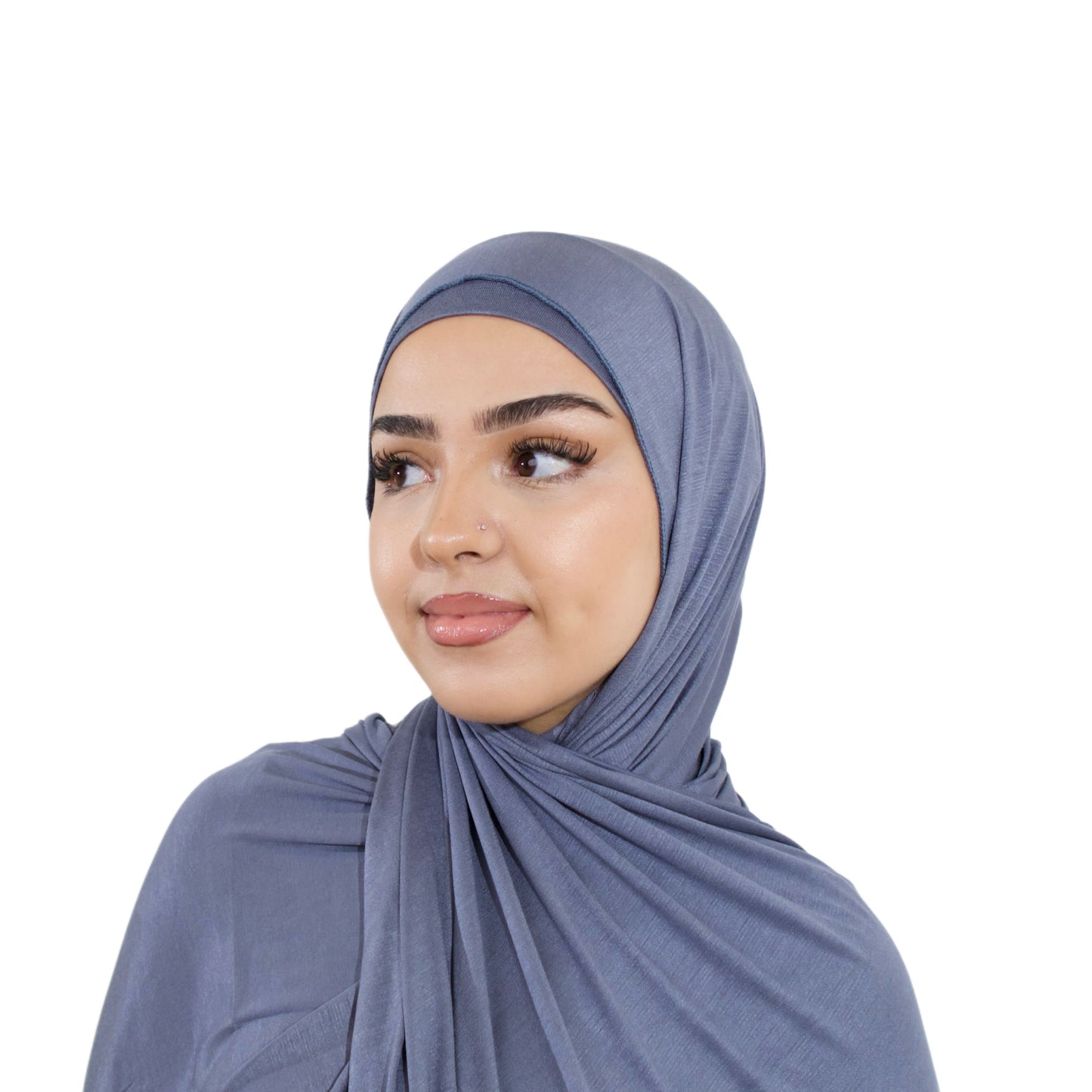 Jersey Hijab in Sky Blue
