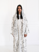 Inked Petal Abaya