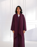 Plum Purple Abaya