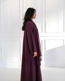 Plum Purple Abaya