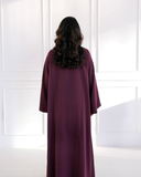 Plum Purple Abaya