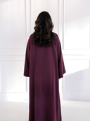 Plum Purple Abaya