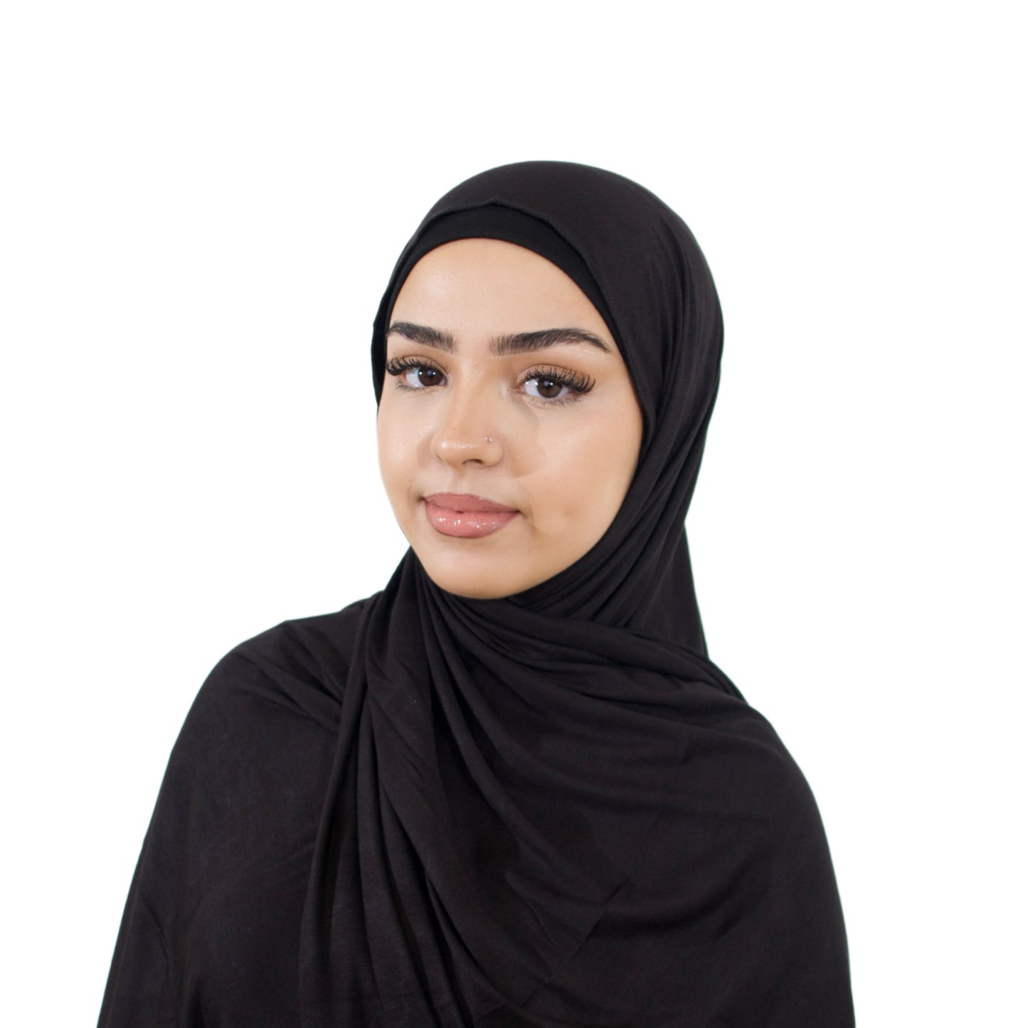 Jersey Hijab in Black