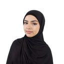 Jersey Hijab in Black