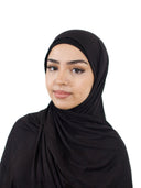 Jersey Hijab in Black