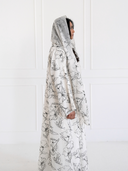 Inked Petal Abaya