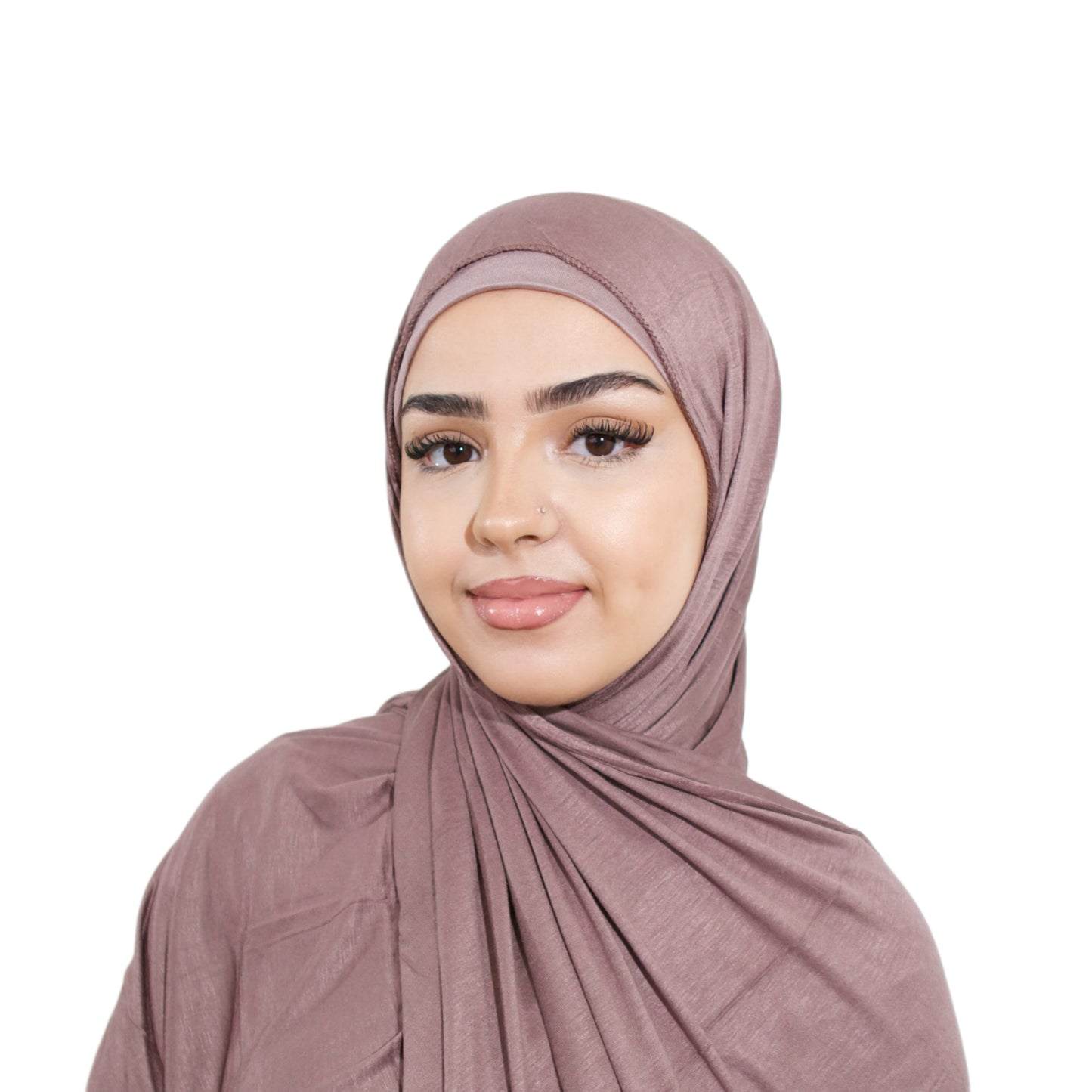 Jersey Hijab in Mink