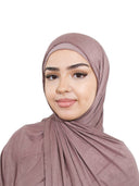 Jersey Hijab in Mink