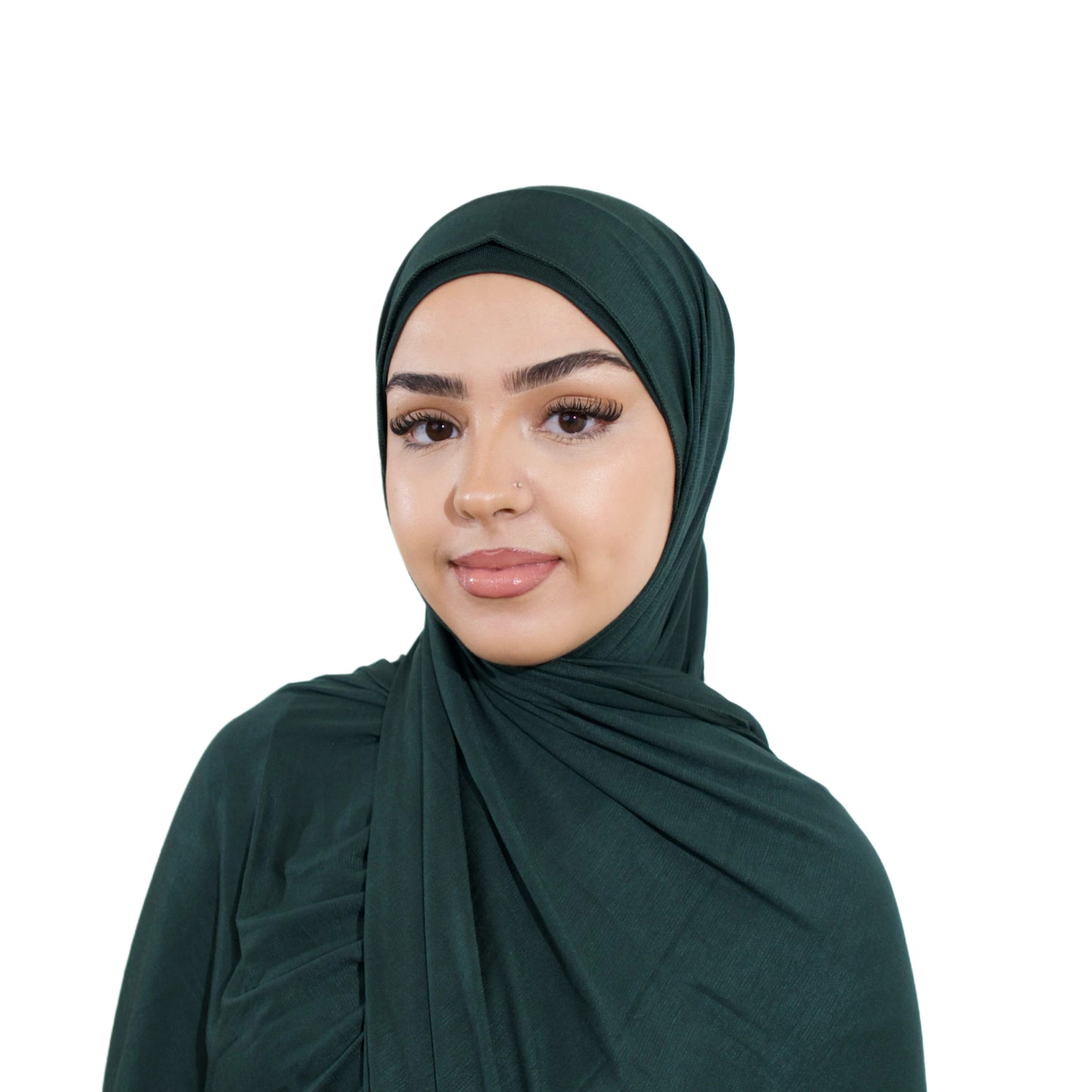 Jersey Hijab in Pine Green