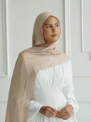 Neutral Almond Modal Hijab