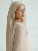 Neutral Almond Modal Hijab
