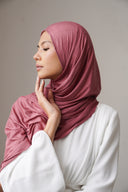 Jersey Hijab in Rose Pink