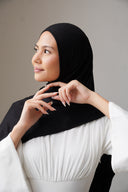 Jersey Hijab in Black