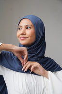 Jersey Hijab in Sky Blue