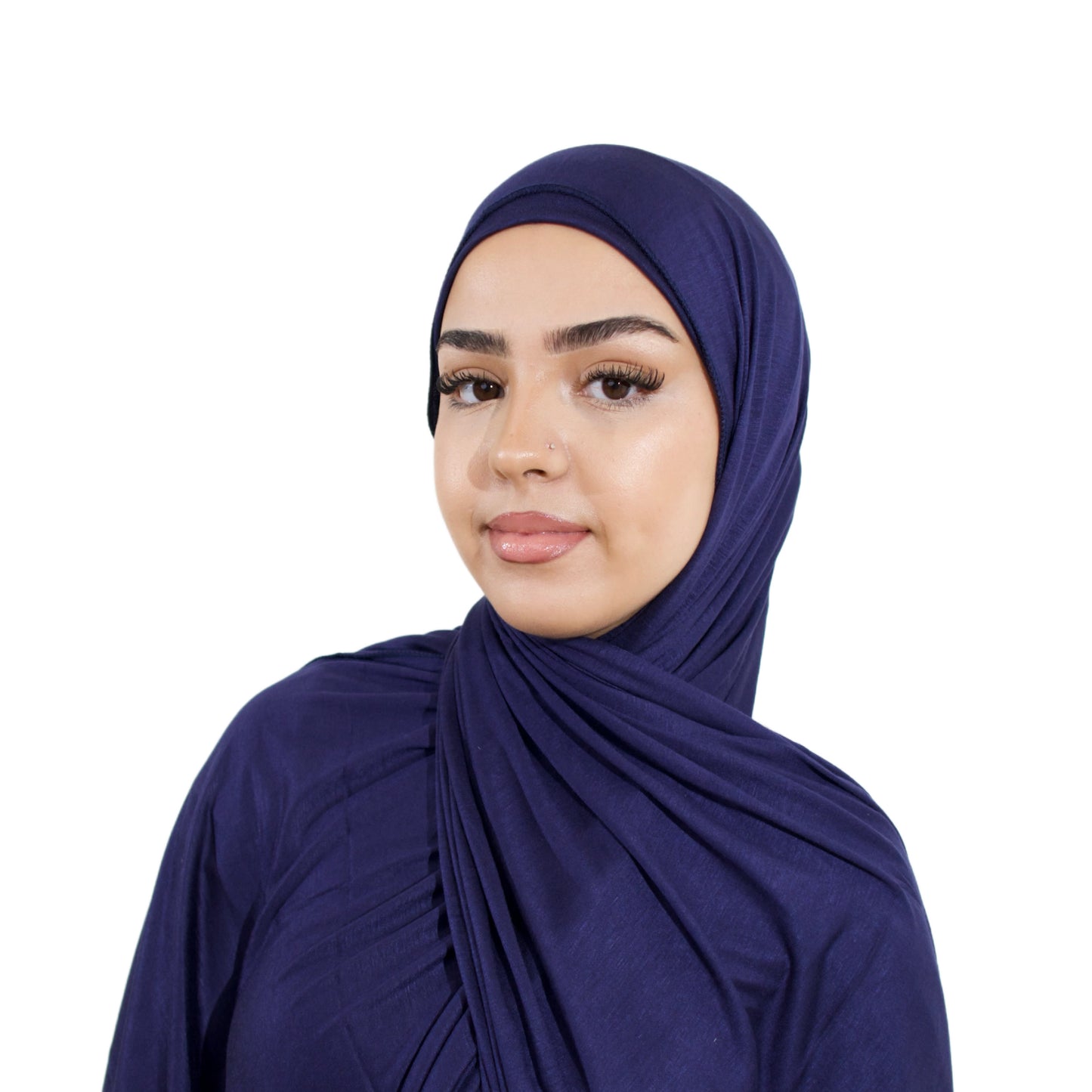 Jersey Hijab in Midnight Blue