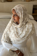 The Praline Toile Modal Hijab
