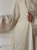 Ivory Sprinkle Abaya