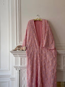 Blush Rosette Abaya