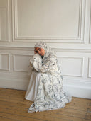 Inked Petal Abaya