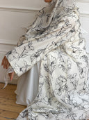 Inked Petal Abaya