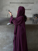 Plum Purple Abaya