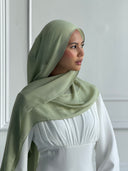 Soft Moss Modal Hijab