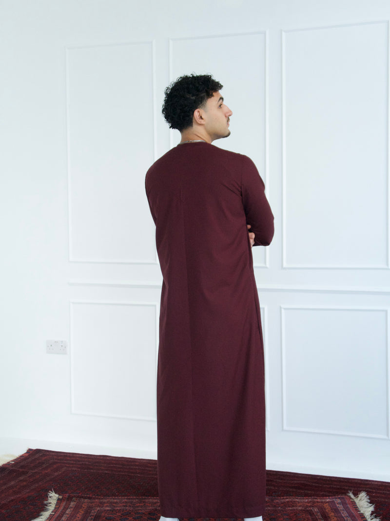 Burgundy Emirati Thobe