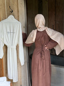 Mocha Brown Suede Dress