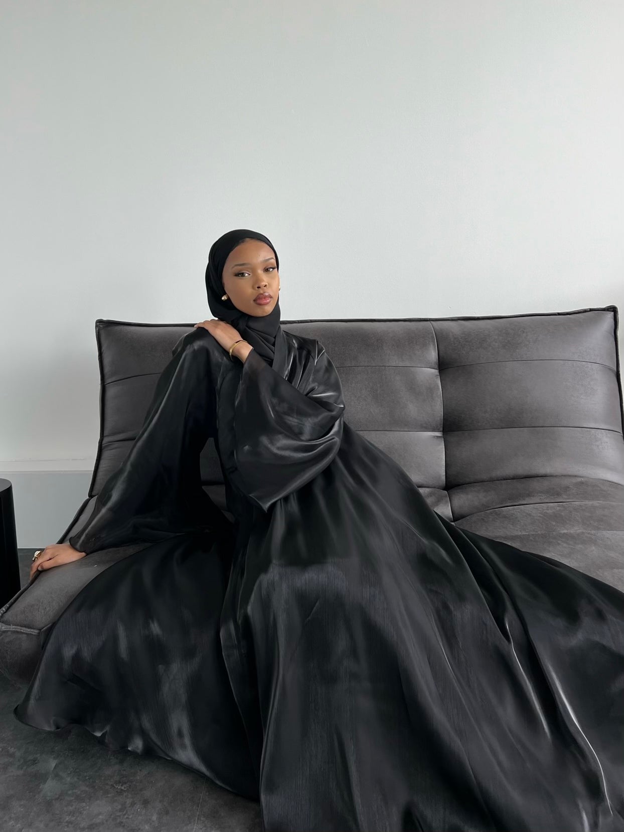 Reversible Organza Black