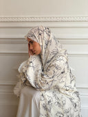Inked Petal Abaya