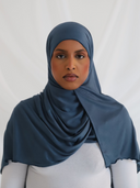 Jersey Hijab in Turquoise