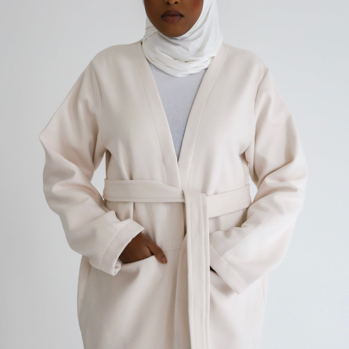 Abaya Coat Off-White