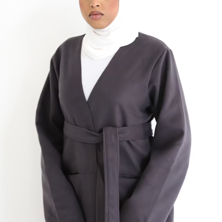 Abaya Coat Grey