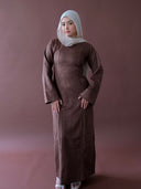 Mocha Brown Suede Dress