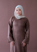 Mocha Brown Suede Dress