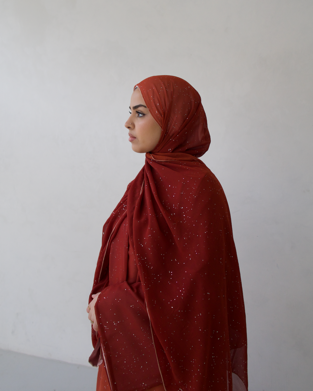 Sunset Sparkle Abaya