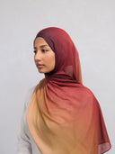 Woodland Rouge Ombre Modal Hijab