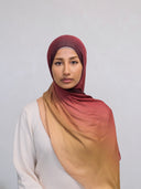 Woodland Rouge Ombre Modal Hijab