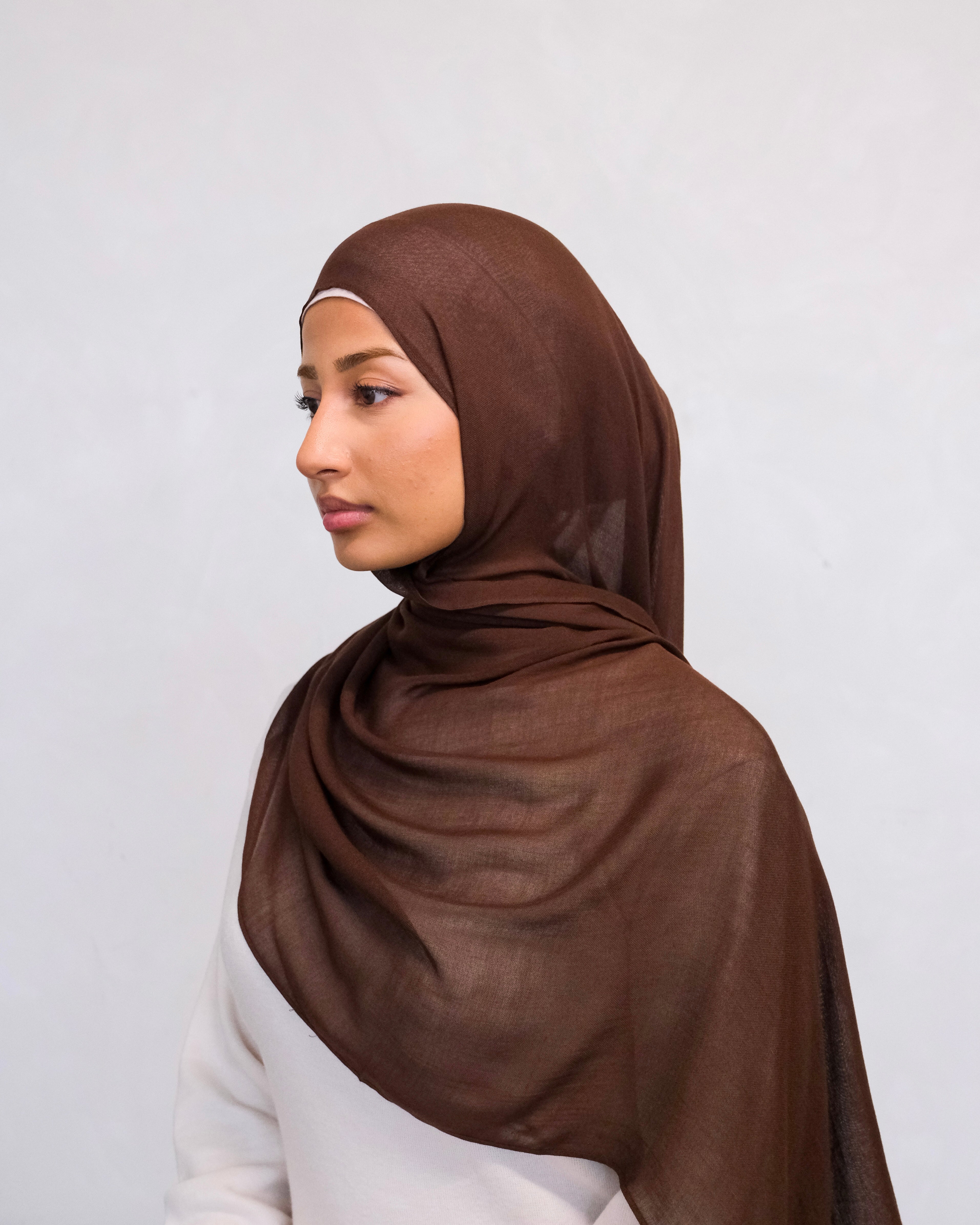 Chicory Coffee Modal Hijab