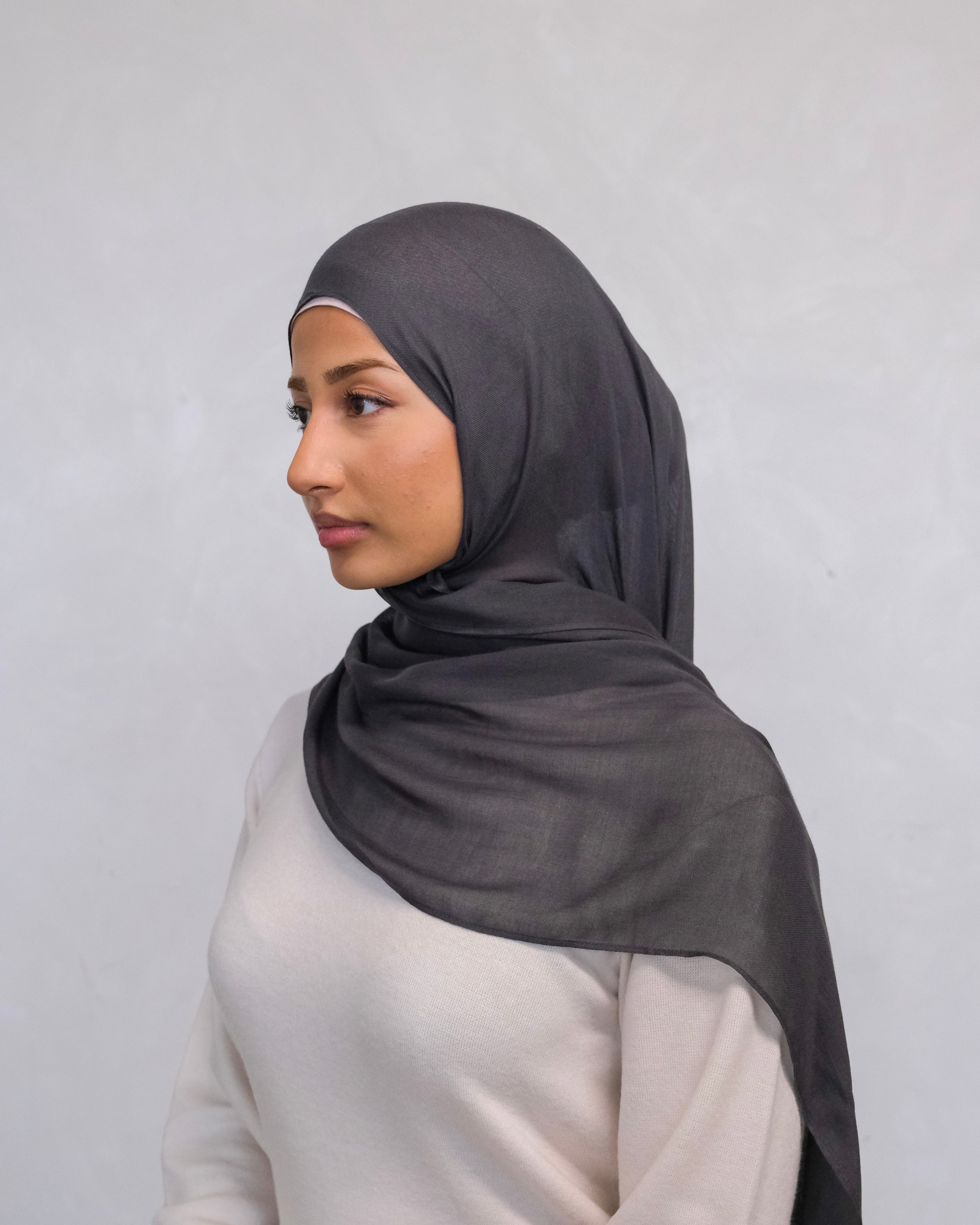 Charcoal Modal Hijab