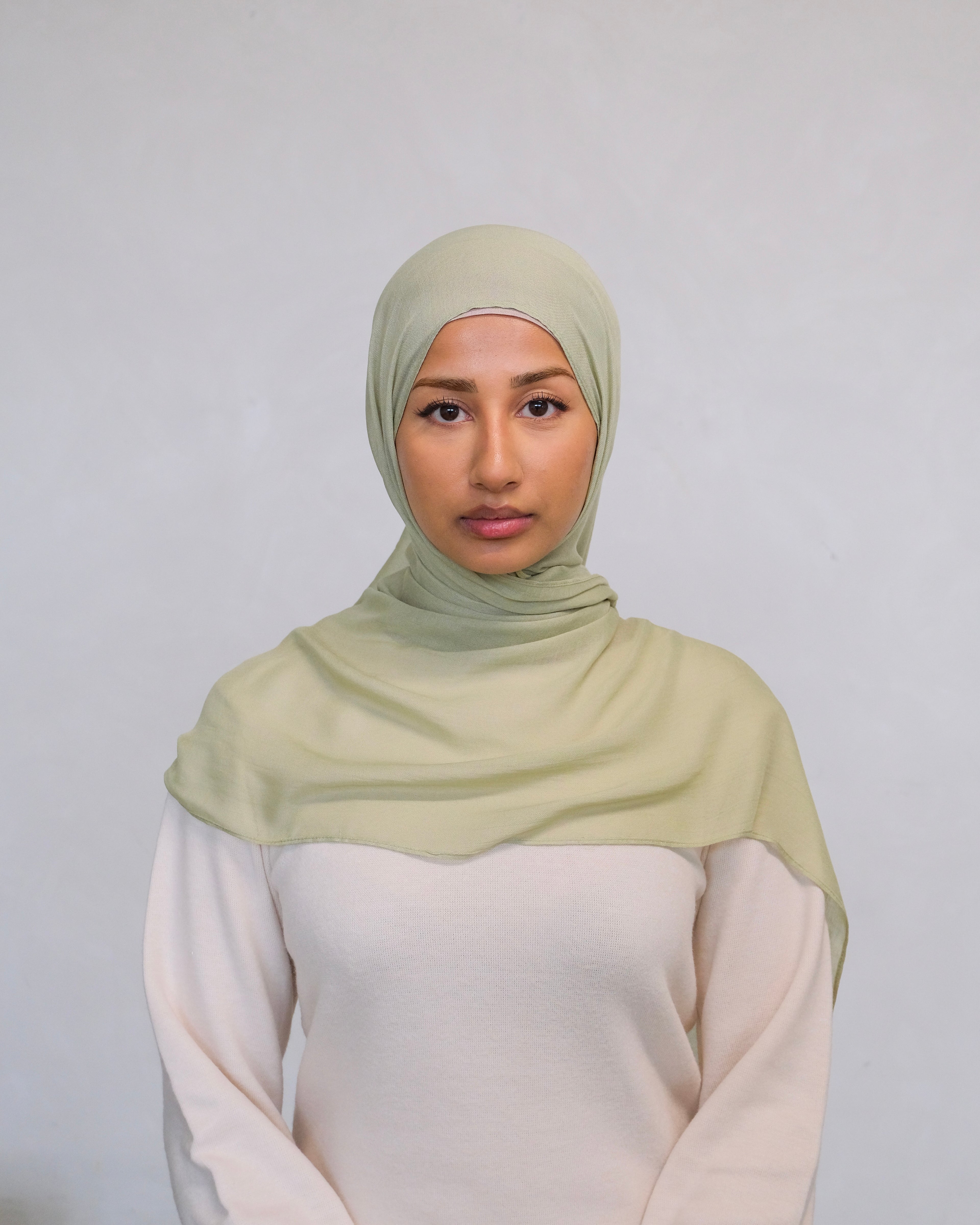 Soft Moss Modal Hijab