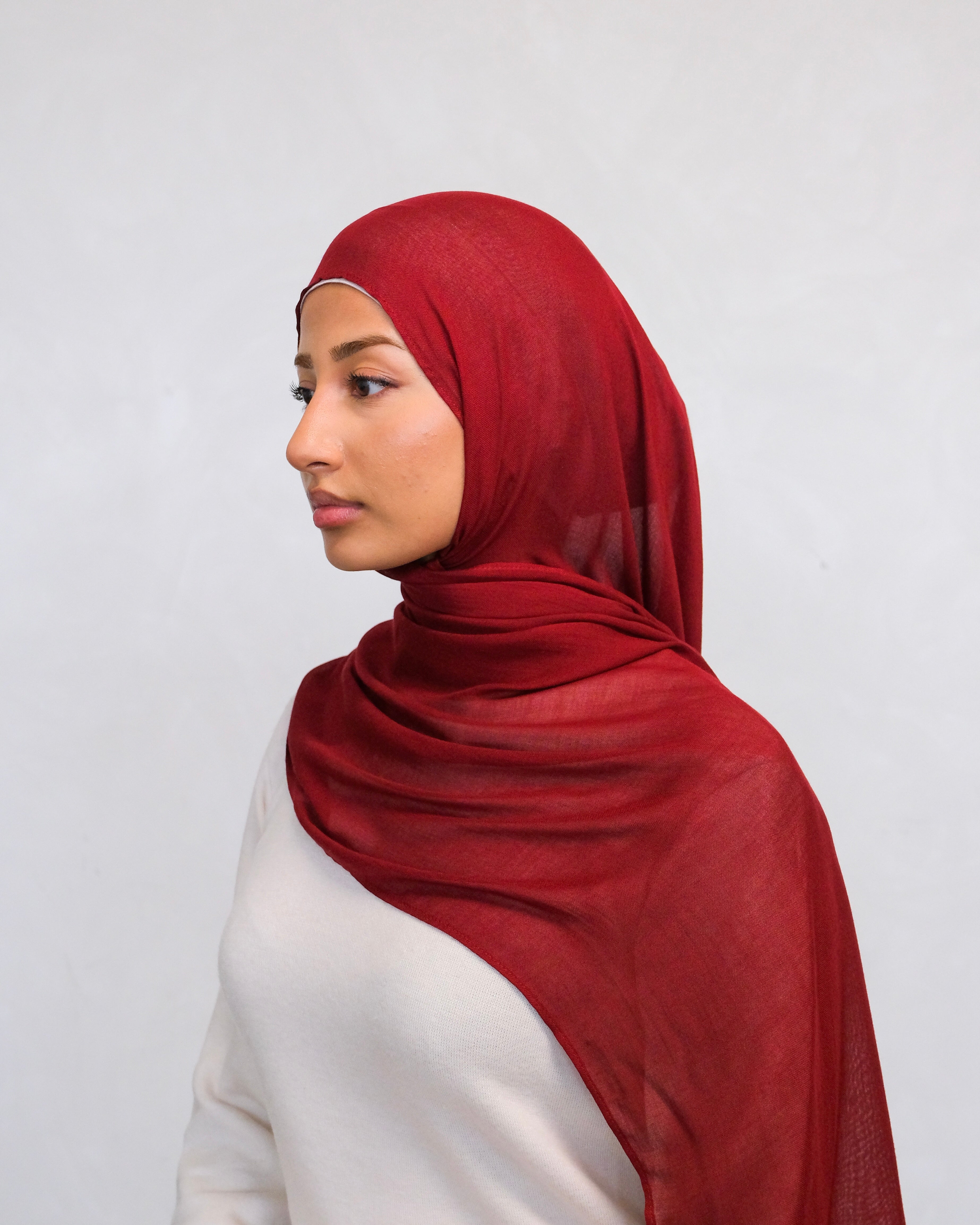 Cranberry Modal Hijab