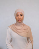 Neutral Almond Modal Hijab